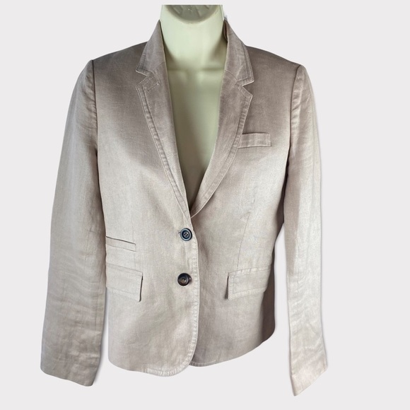 J. Crew Linen Blazer - Picture 1 of 6
